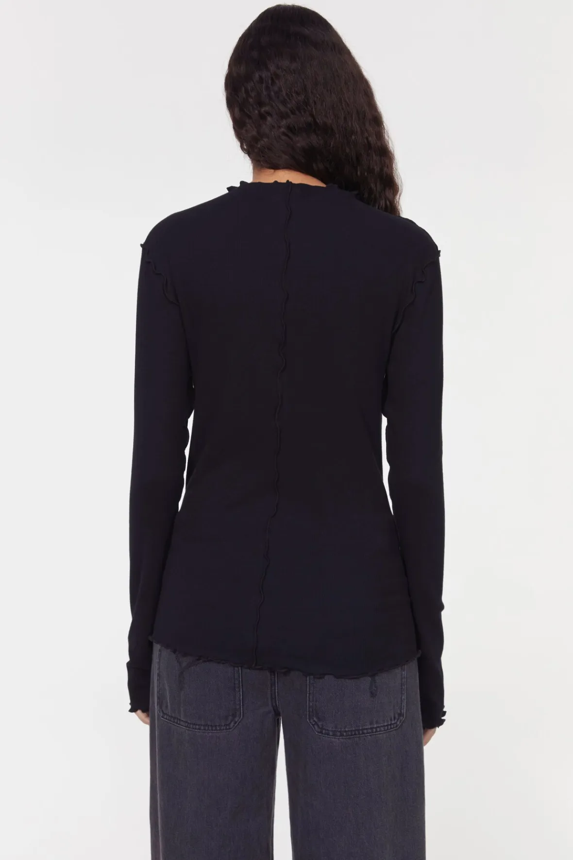 columbina_rib_jersey_top_3.webp Sale Columbina Rib Jersey Top Women Tops